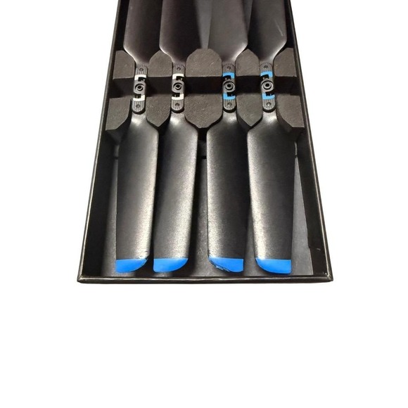Original Syvid Drone Replacement Propellers Black Blue Accessories used Set - Picture 6 of 8